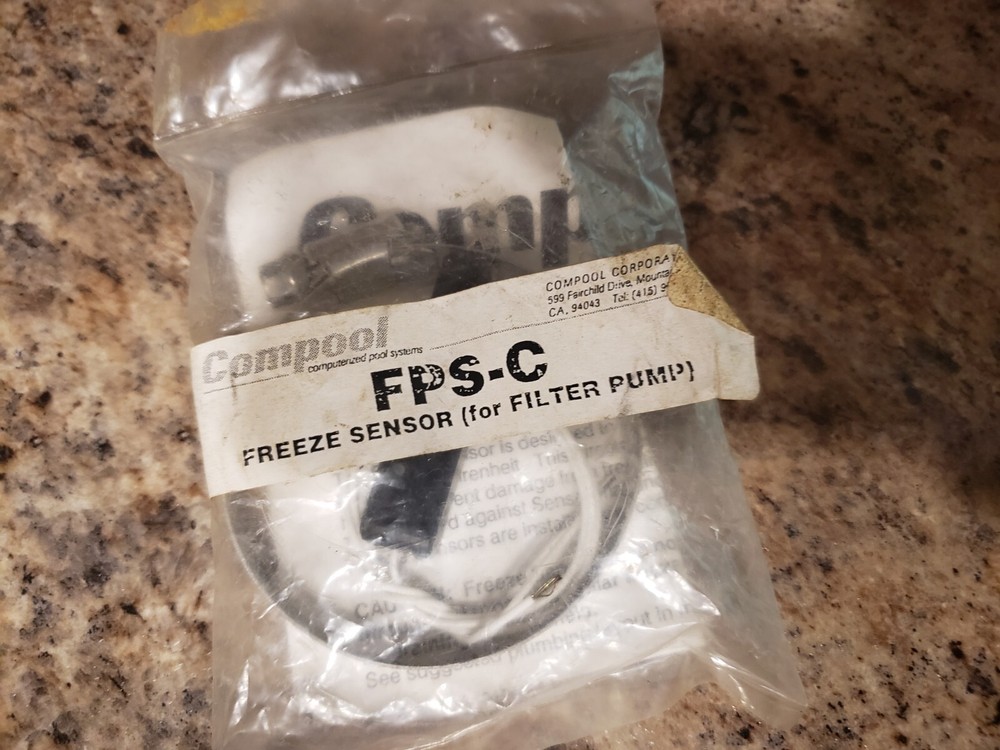Compool FPS-C Recirculating Freeze Sensor New Sealed