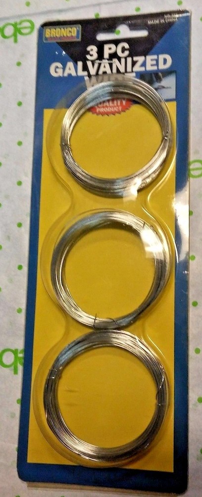 wire Galvanized Wire 3 pack 9 rolls for $9.99 free shipping