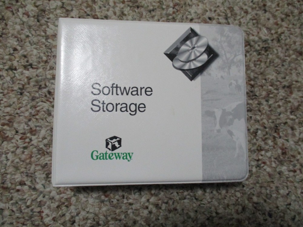 Gateway Software Storage Binder, games, utilities, system restore disk with key
