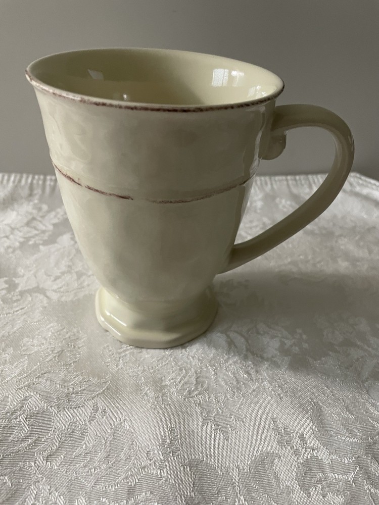 Pier 1 Martillo Creme Brulee Footed Mug
