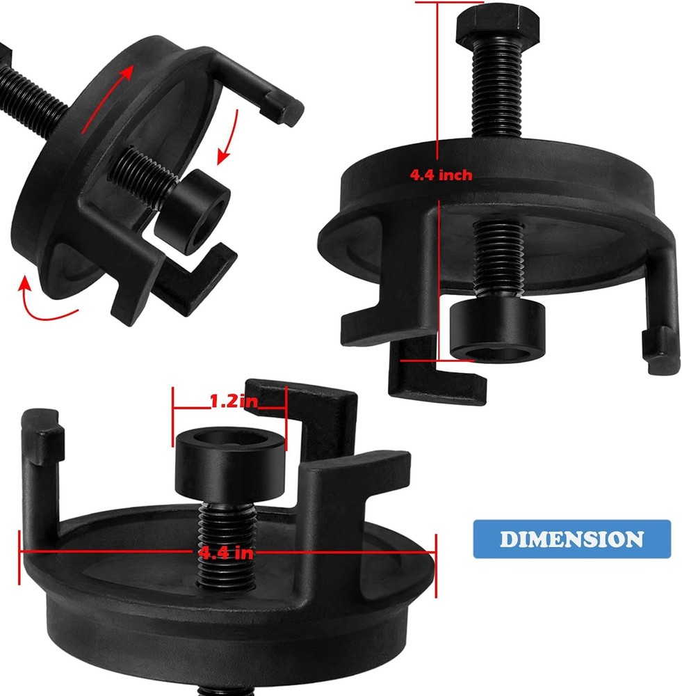 LS Harmonic Balancer Puller Tool 25264 Crank Pulley Puller for GM Chrysler,Dodge