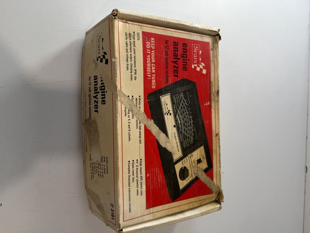 VINTAGE SEARS ENGINE ANALYZER MODEL 161.2161 *
