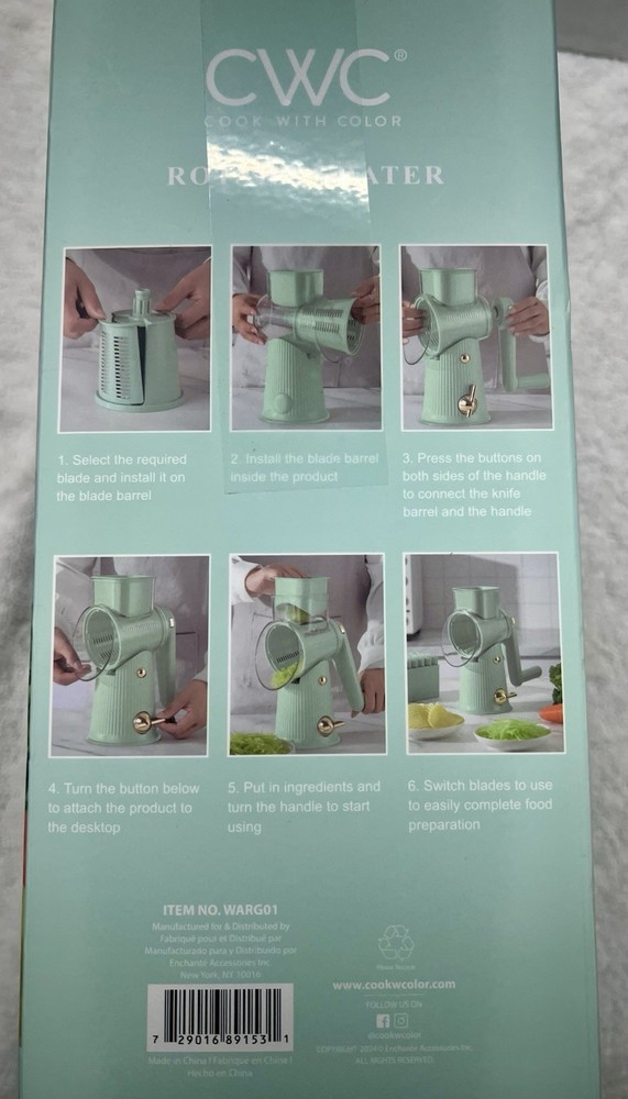 CWC Rotary Grater Mint NIB