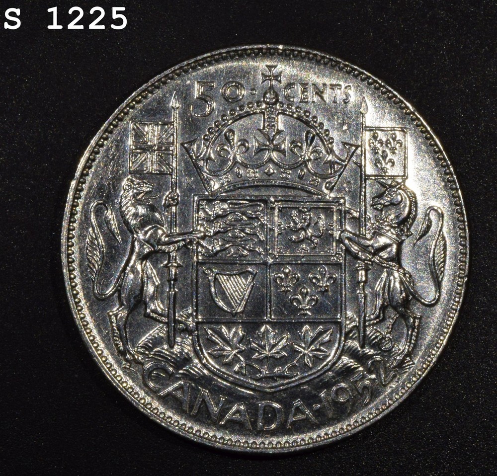 1952 Canada Silver 50 Cents "BU"