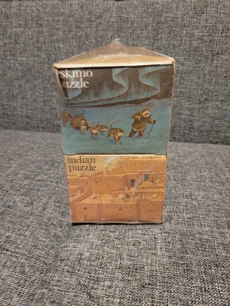 Vintage Smithsonian eskimo & indian puzzles
