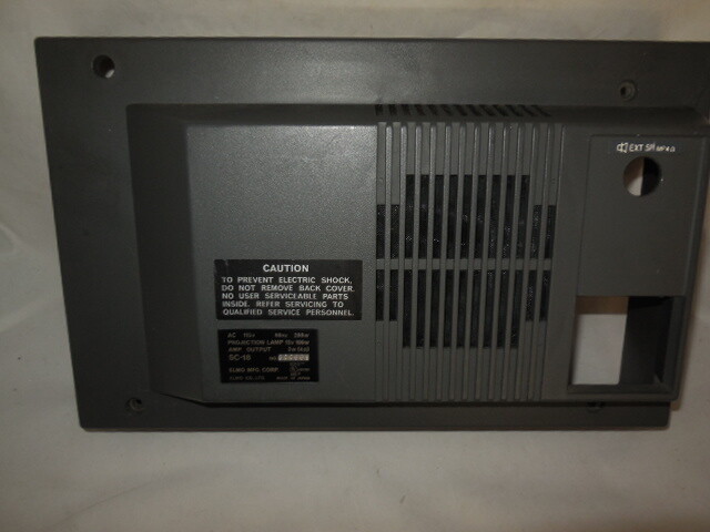 ELMO SC-18 Projector Speaker and Rear Cover