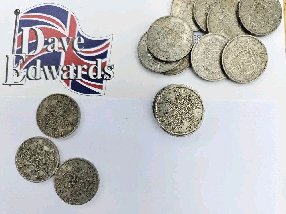Pre Decimal 1951 British Coin Half Crown