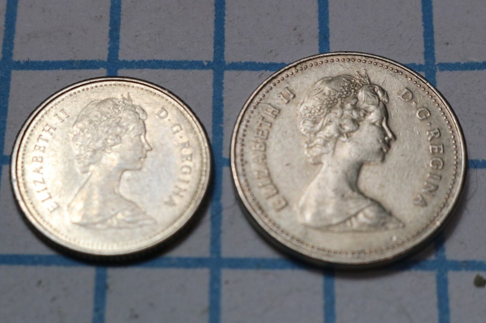 1982 Canada Dime & Nickel