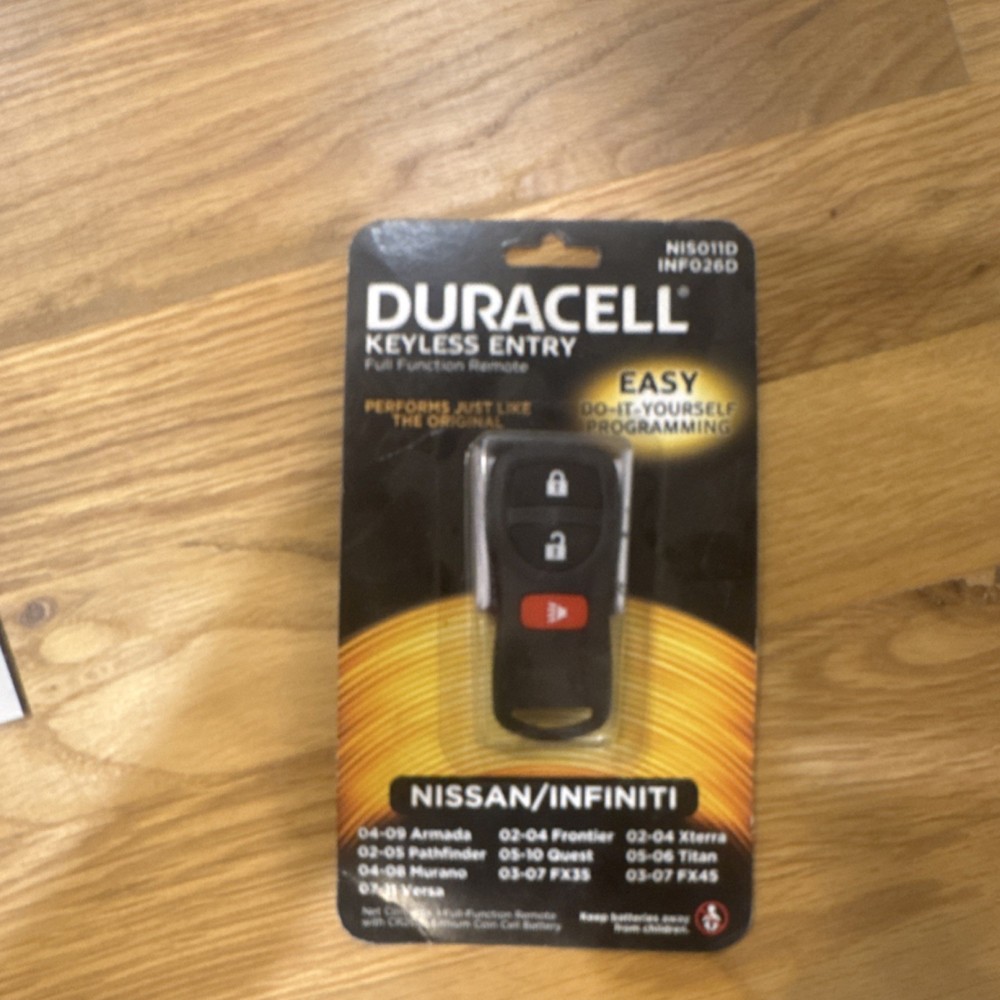 Duracell Full function remote NIS 011d, INF026D Do-It-Yourself Programming