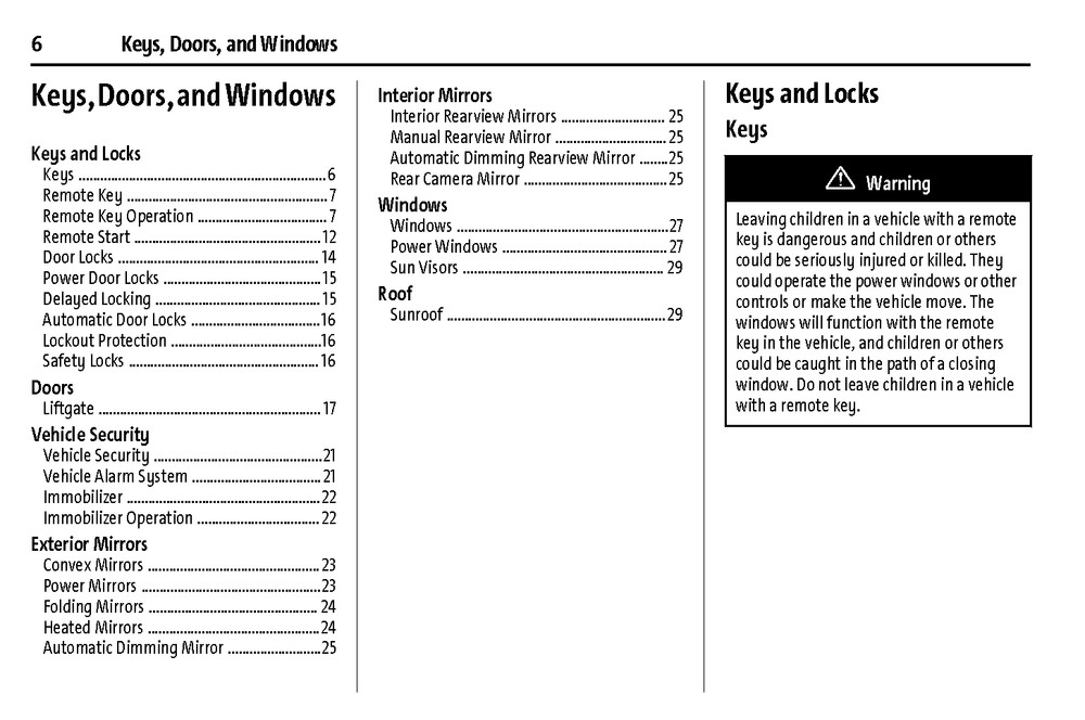 2025 Buick Enclave Owners Manual User Guide