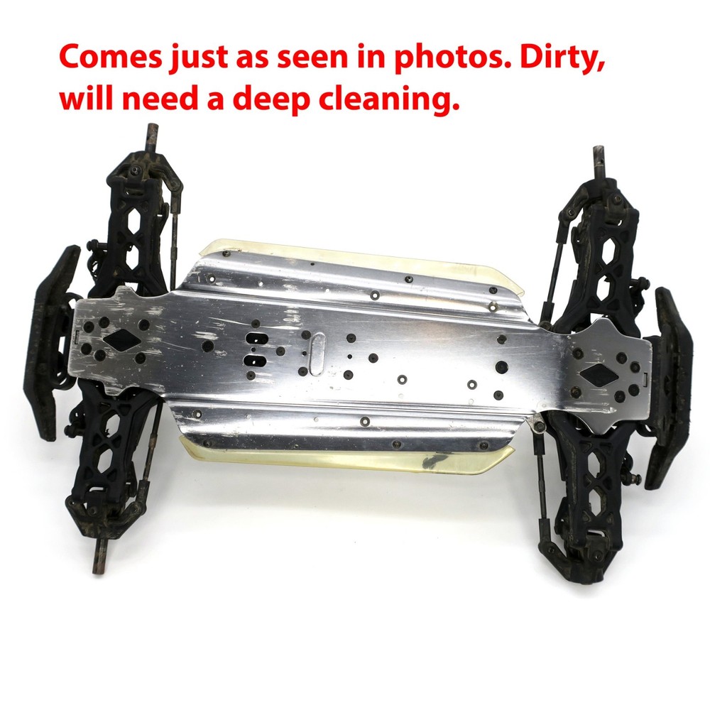 Unknown Unbranded RC Buggy Slider Roller Rolling Chassis Used Tekno? Redcat??