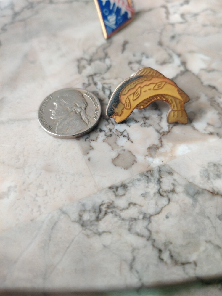 fish lapel pin
