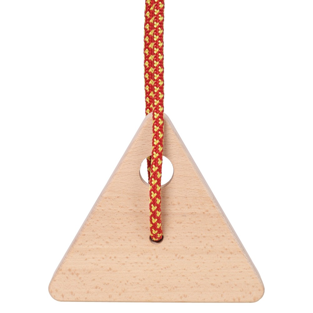 2Pcs Triangle Climbing Hangboard With Rope, Training Finger Grip