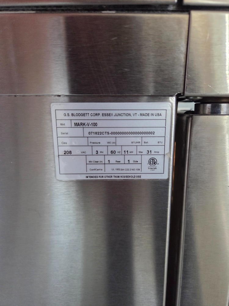 Blodgett Mark V Convection Oven