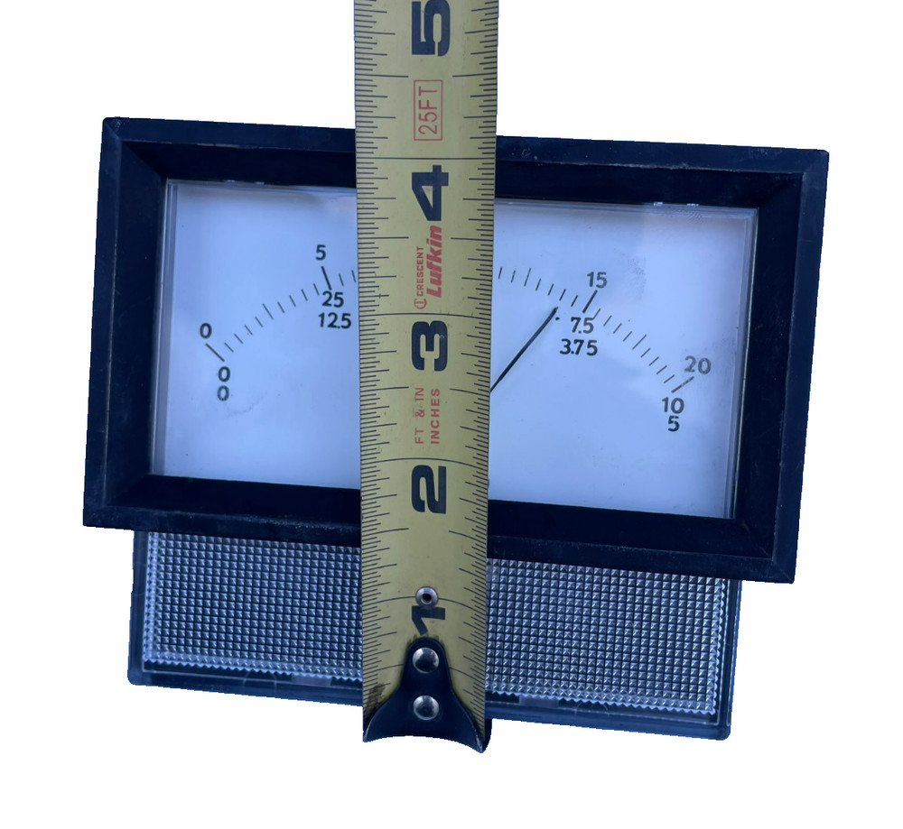 Weston kV Analog Panel Meter Measures 0-20 Kilovolts