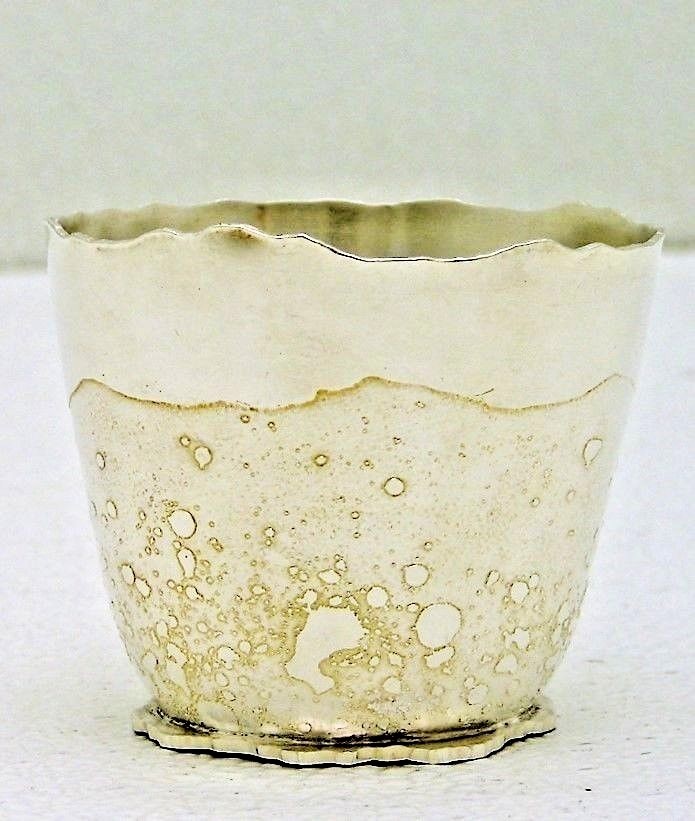 Hans C. W⁯eidell Sterling Silver Cup with Sweat Finish Singed 2002
