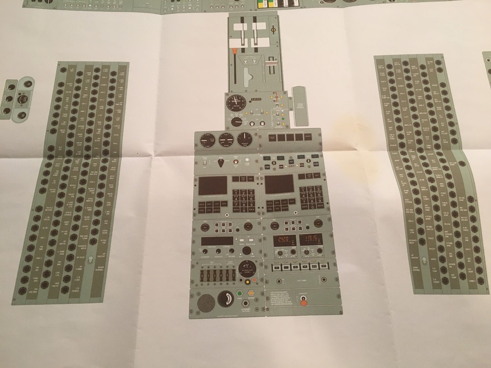Learjet 35A Instrument Panel Poster