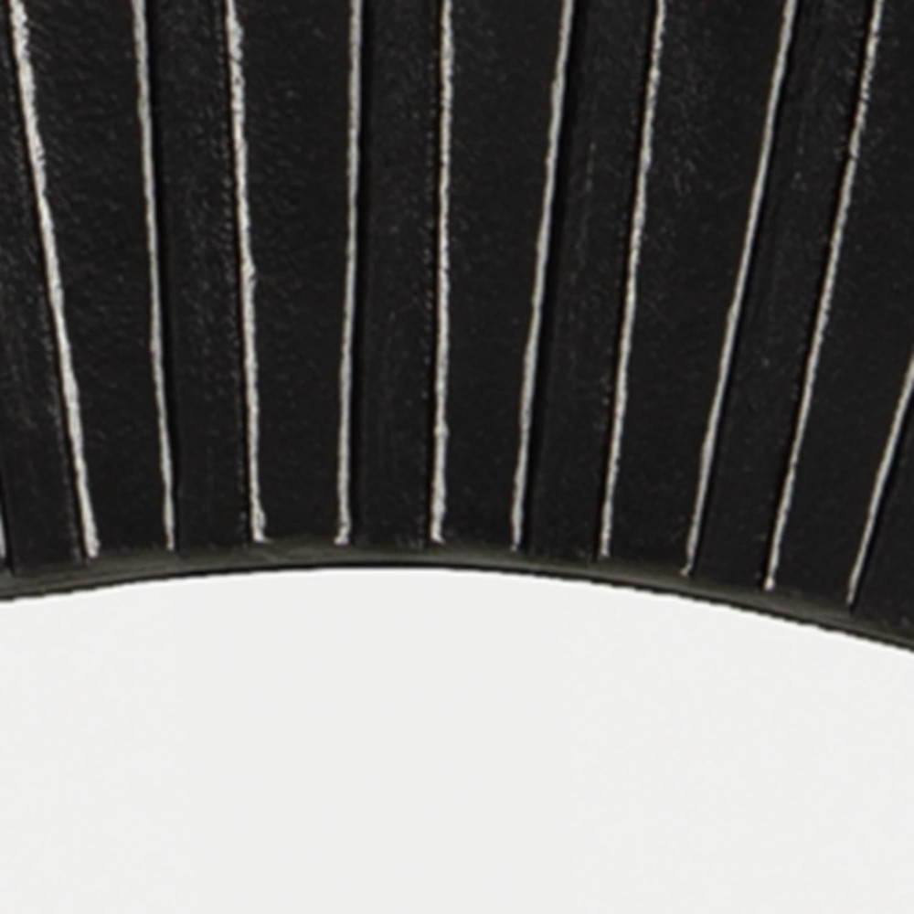 Black Wall Mounted Aluminum Accent Mirror with Thick Frame by Ashley