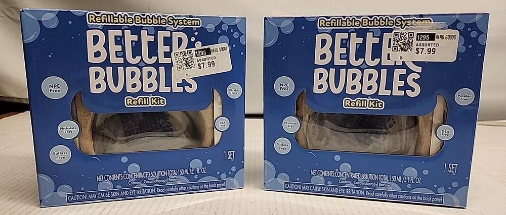 Bubble Blow Bubbles Solution Concentrate 12 Refill Each Packet Makes 5 OZ