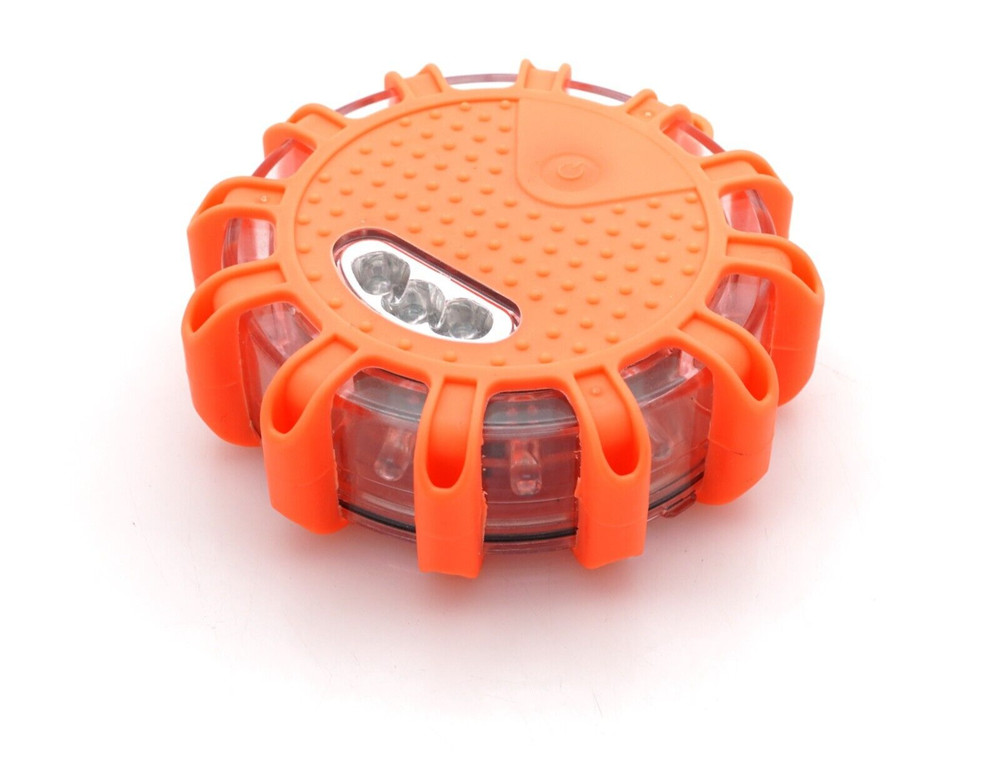 Emergency LED Glow Warning Light Lamp Multi Flash Modes Battery Powered Magnetic