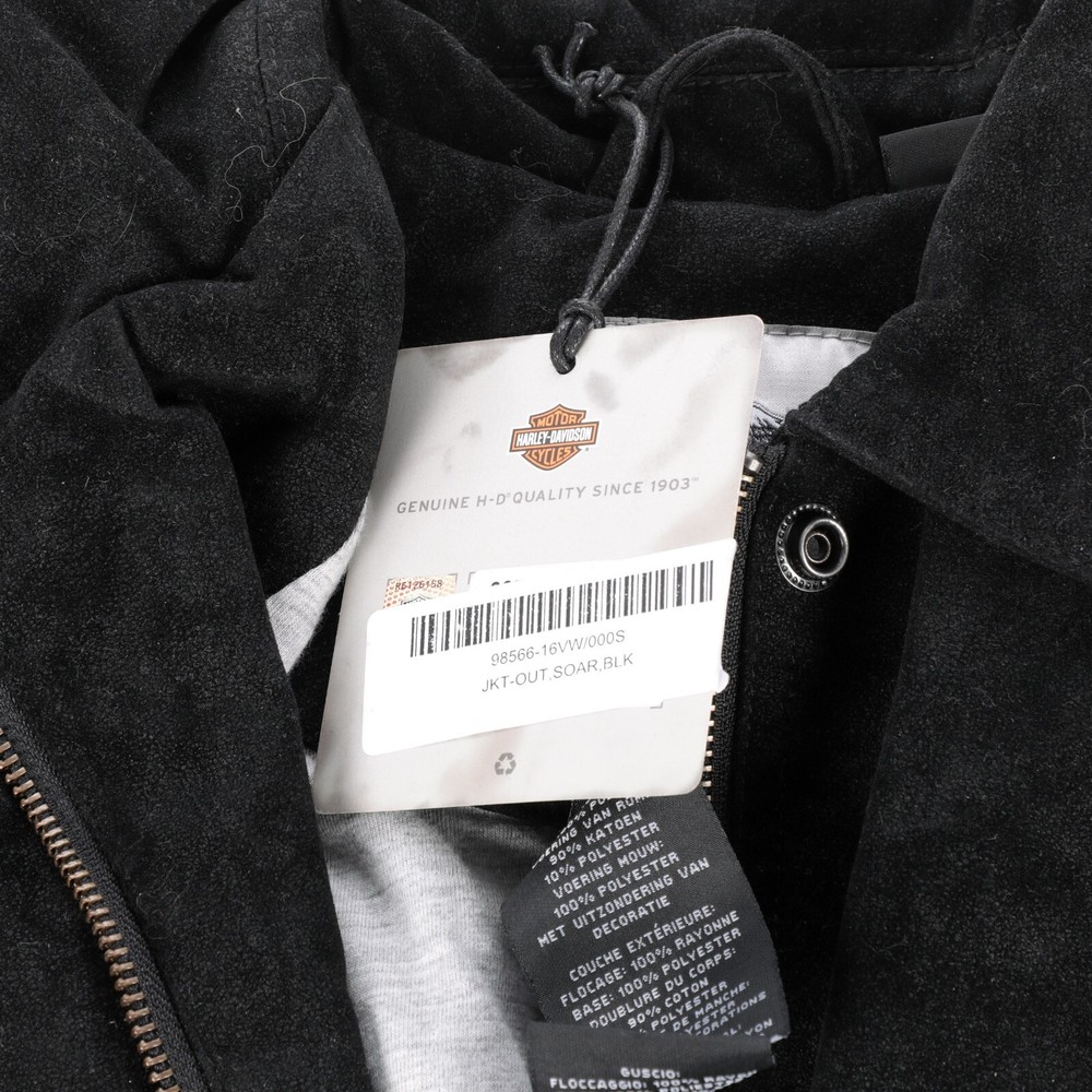 Harley Davidson Women's Black Soar Zip-Up Jacket