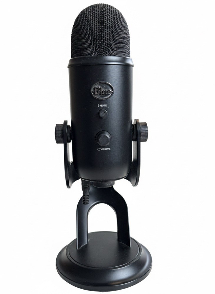 Logitech Creators Blue Yeti USB Microphone - Black Great condition