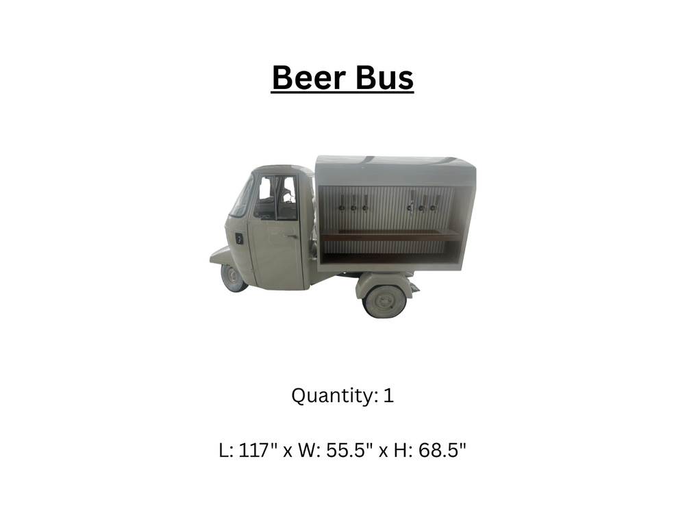 Small Grey Beer Bus - Used but still functional.