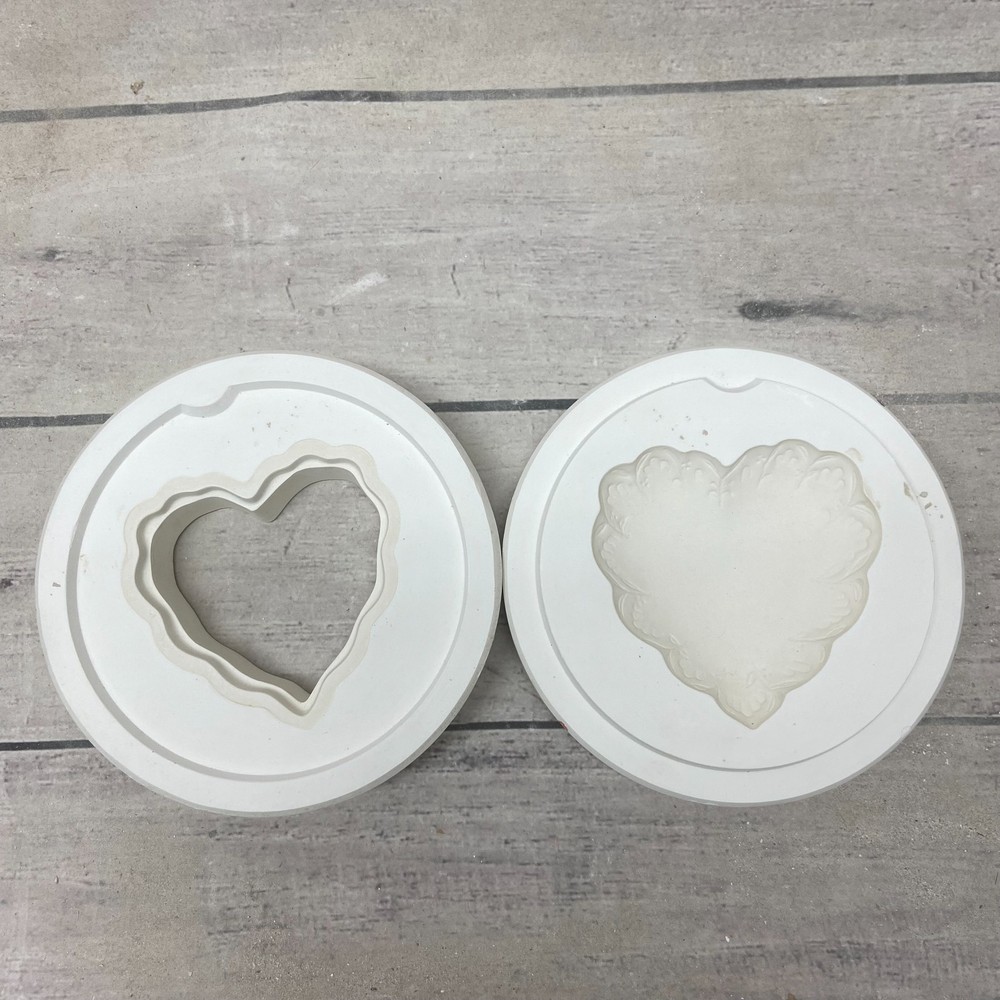 Cramer Ceramic Casting Mold Designer Heart-Shaped #HC-235