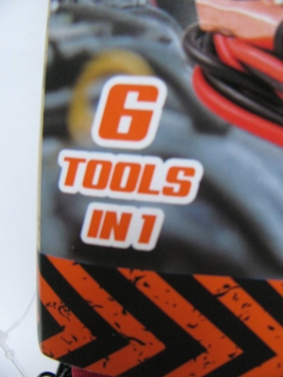 Dirty Dog Emergency Auto Breakdown Kit 6 Tools BLACK NWT