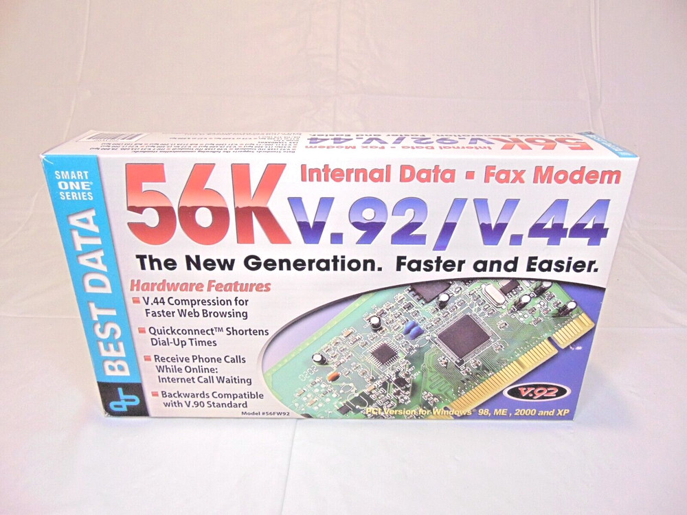 Best Data Smart One (56SF92) 56 Kbps Internal Data Fax Modem