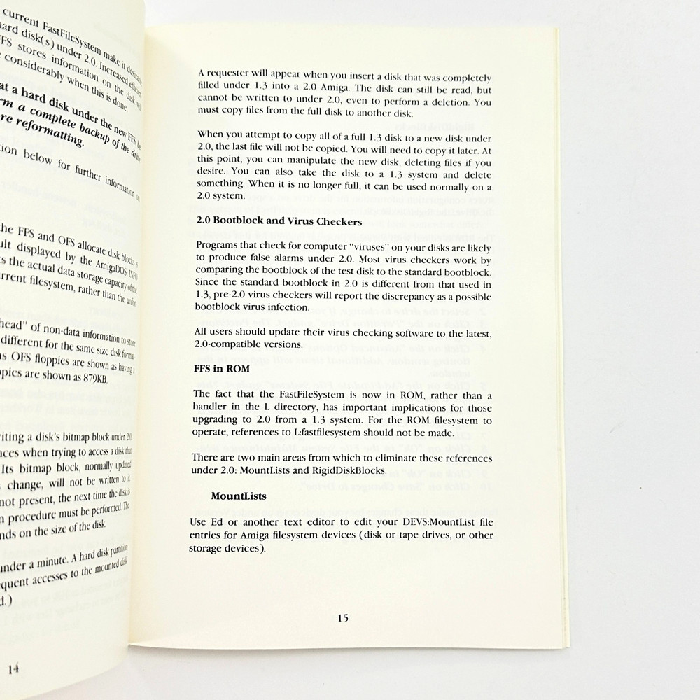 Commodore Amiga Release 2 Getting Started Manual 1991