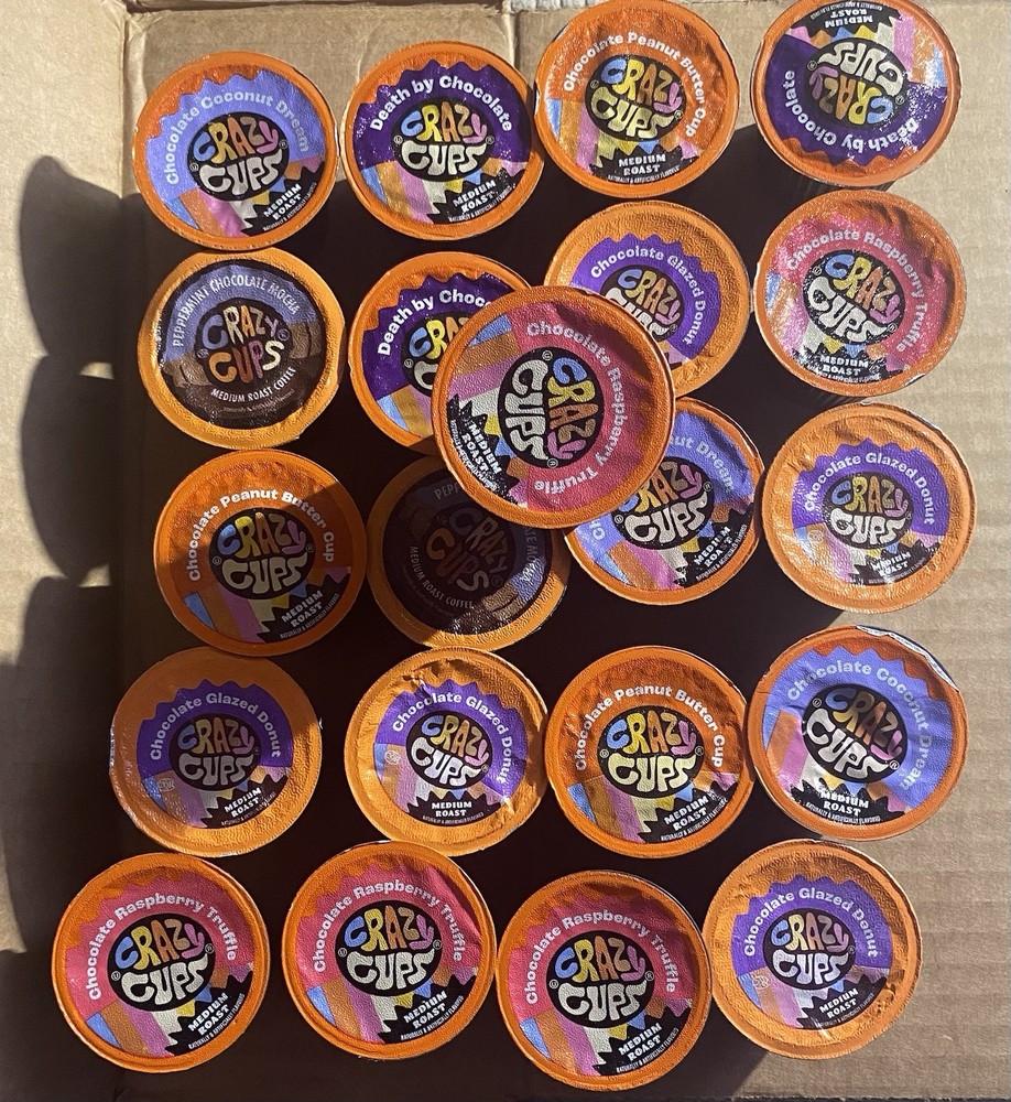 21 PCs. Mixed Flavor Medium Roast Crazy Cups Coffee