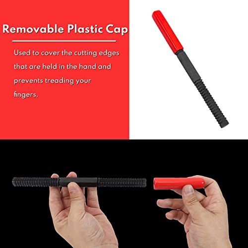 -Piece Thread Chaser Set, M6 M8 M10 M12 Thread Restorer Tool Metric 15