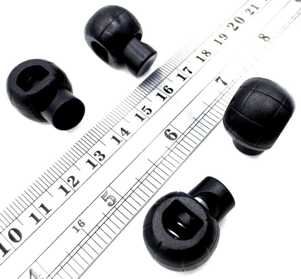 Draw String Slide Lock Spring Loaded For Swim Trunk Fit 7.9mm 5/16" Thick String