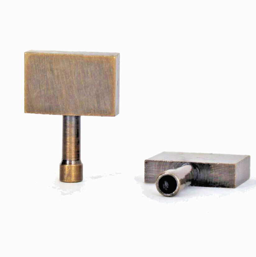 NEW:  ANTIQUE BRASS ART DECO LAMP SOCKET PADDLE KEY FOR TURN KNOB LAMP SOCKET