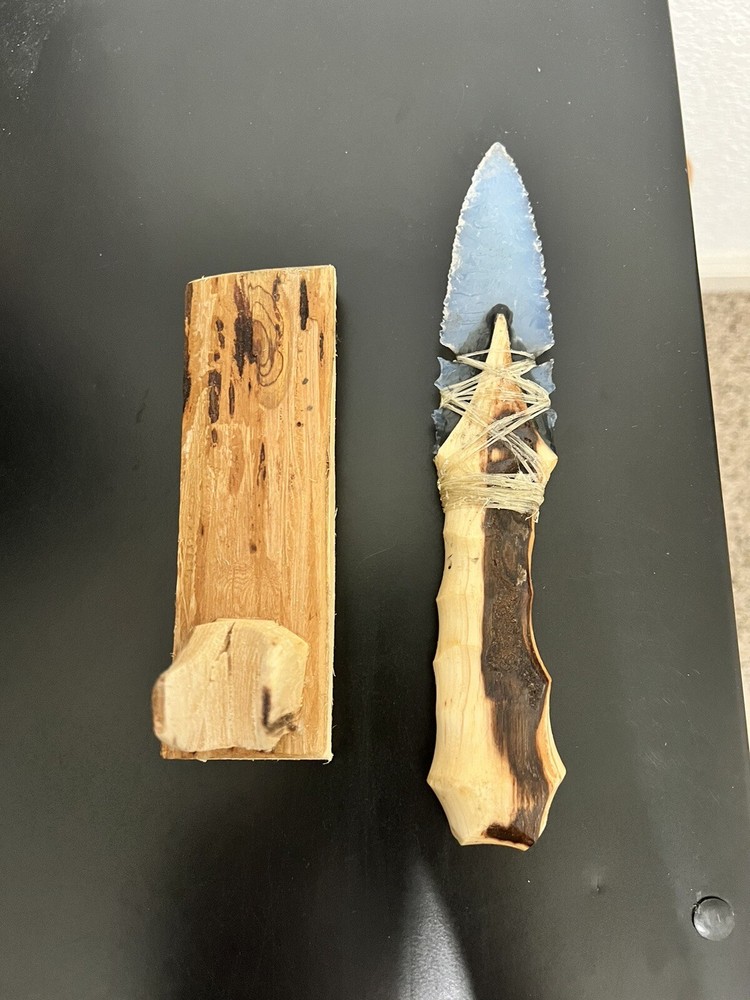 Opalite Dagger With Stand (Handmade)