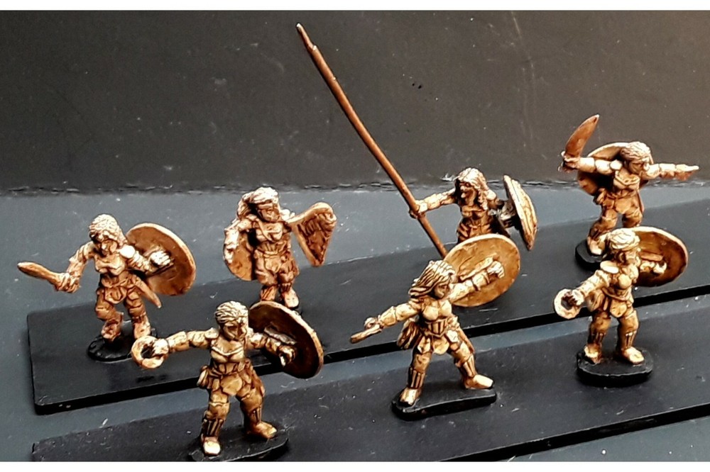 15mm Fantasy Amazonian Warriors with Chakrams (16 figures)