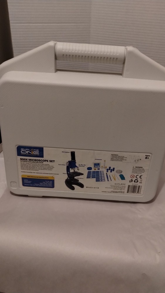 NWOT Explore One 900X Microscope Kit with Case, For Beginning Scientists,...