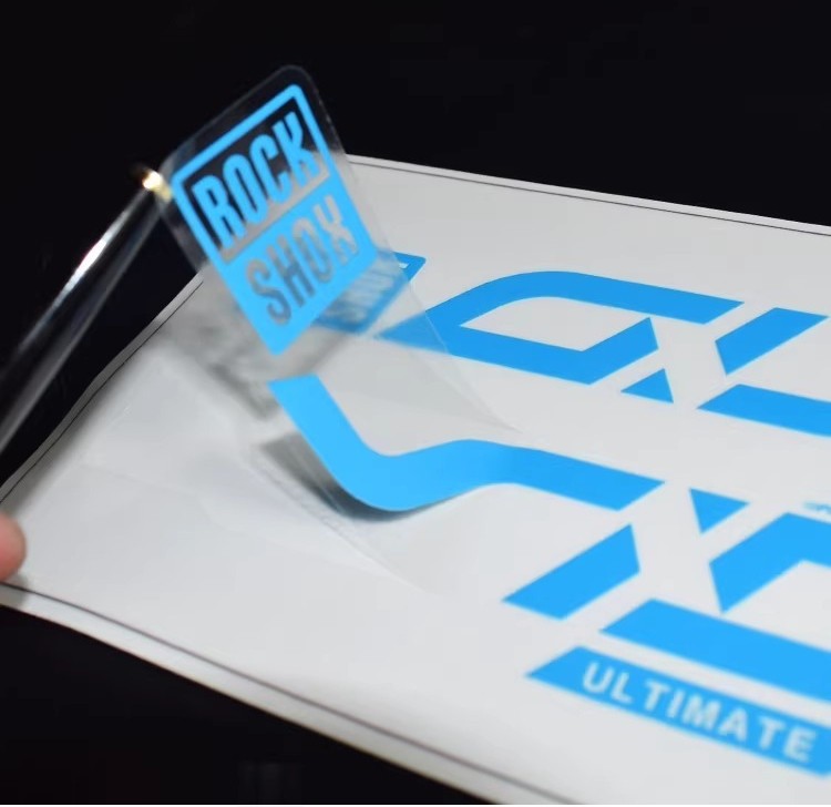 Fork Sticker for 2021 SID SL for Mountian Bike Decals Blue ( Clear Bottom )