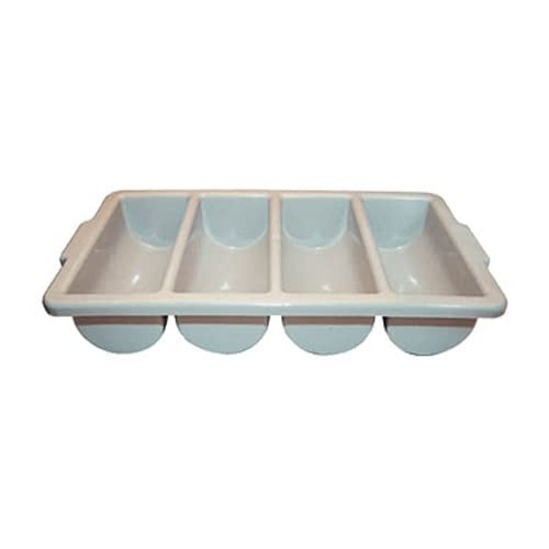 Winco 4-Compartment Cutlery Bin, Medium