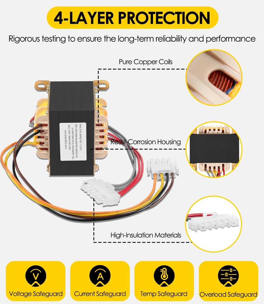 IDXL2TRF1930 Transformer Replace for Hayward Universal H-Series, Low NOx Heaters