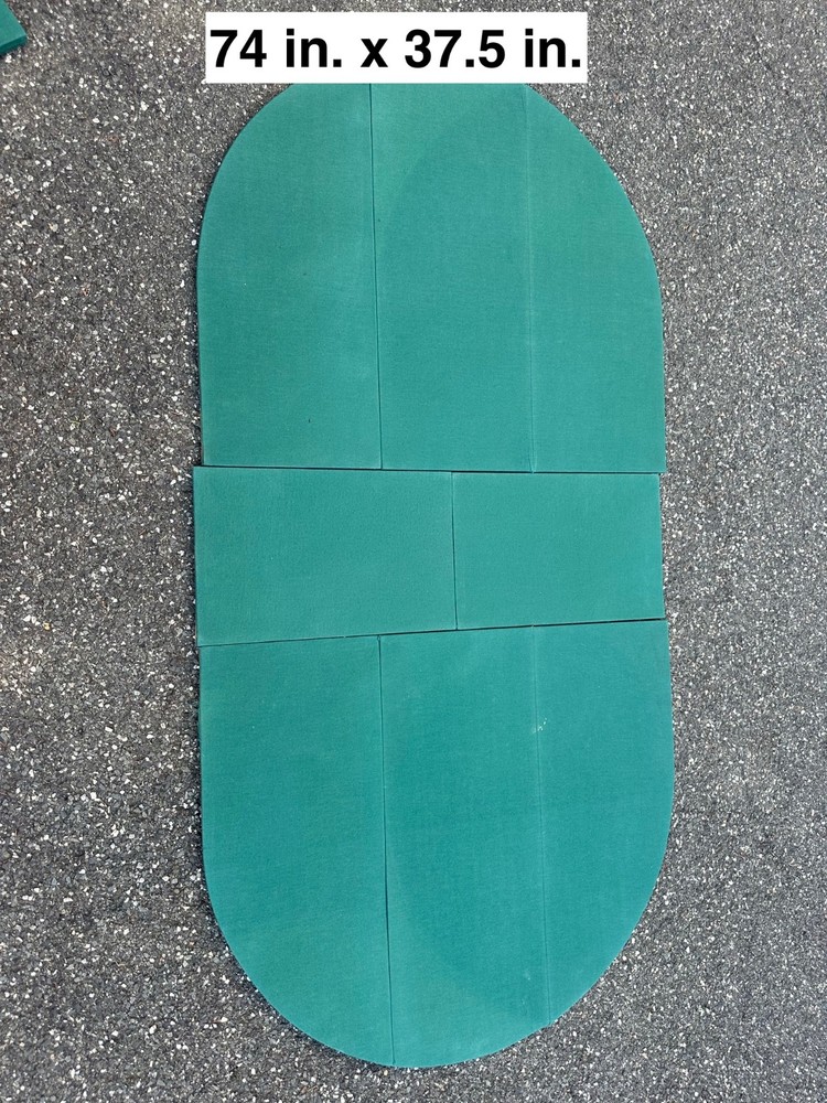 Poker Table Topper, Folding, Green Felt