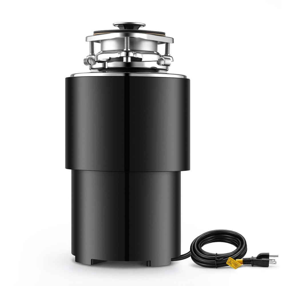 VEVOR Garbage Disposal 3/4HP 1500RPM Continuous Food Waste Disposer 3-Bolt Mount