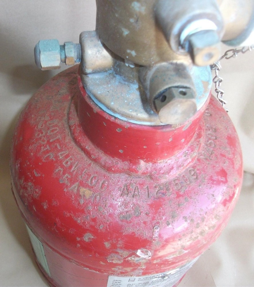 FM 200 KIDDE CLEAN AGENT FIRE SUPPRESSION SYSTEM COMPUTER ROOM EXTINGUISHER USED