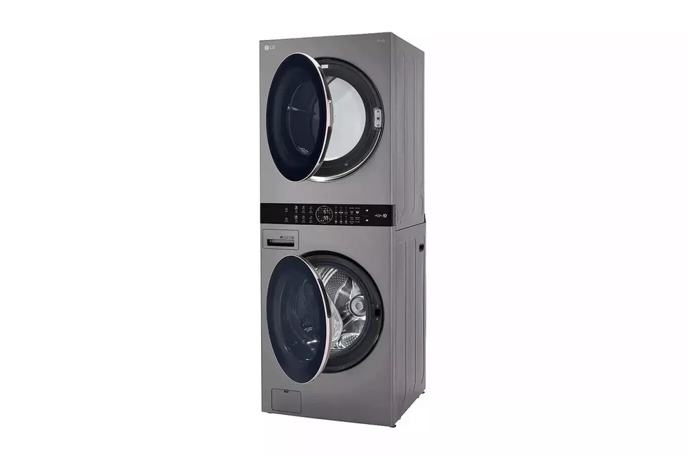 Single Unit Front Load LG WashTower WKE100HVA