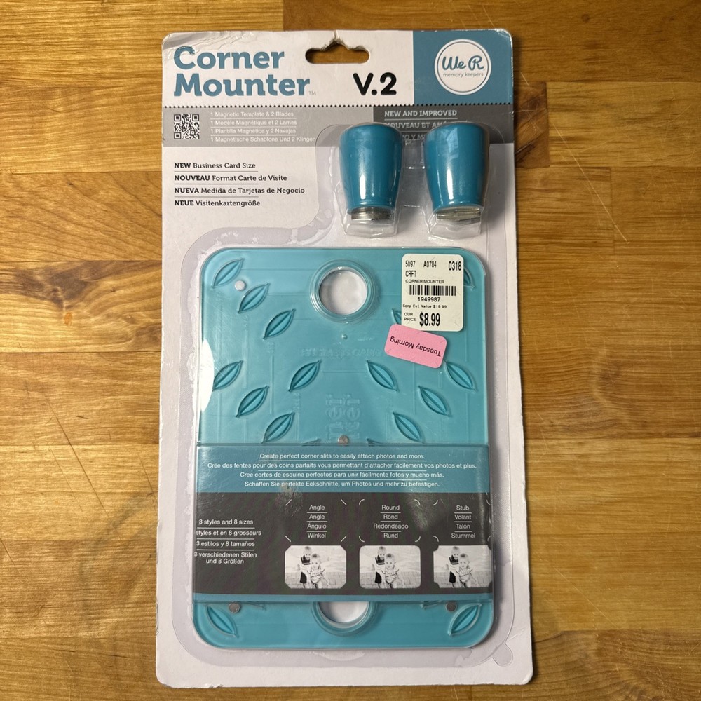 We R Memory Keepers Corner Mounter Tool V.2 New