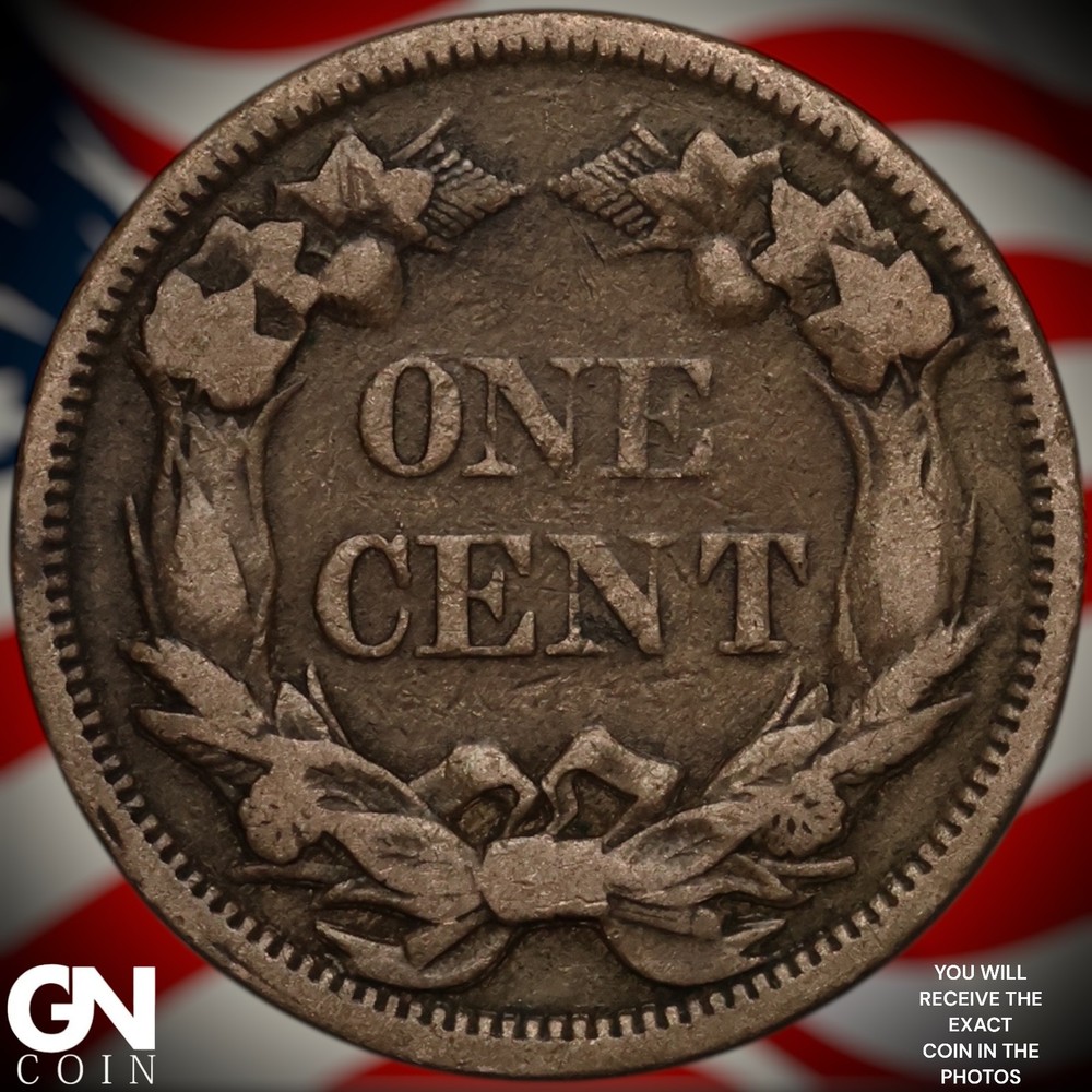 1858 SMALL LETTERS Flying Eagle Cent Penny A2202