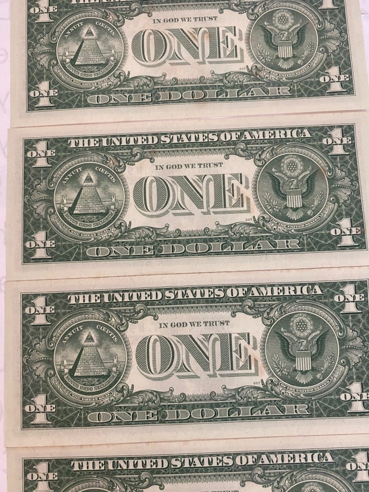 1957 A (6) consecutive numbered certificate notes