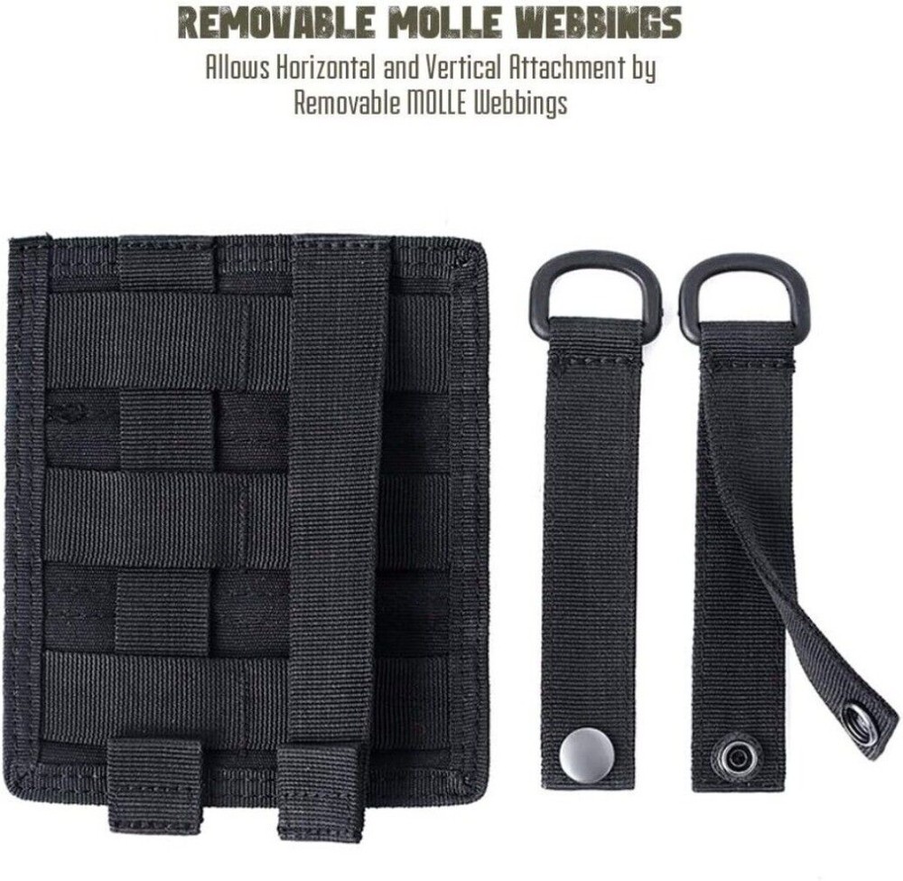Tactical MOLLE Hook and Loop Nylon Attachement Mounting Placard Platform panel