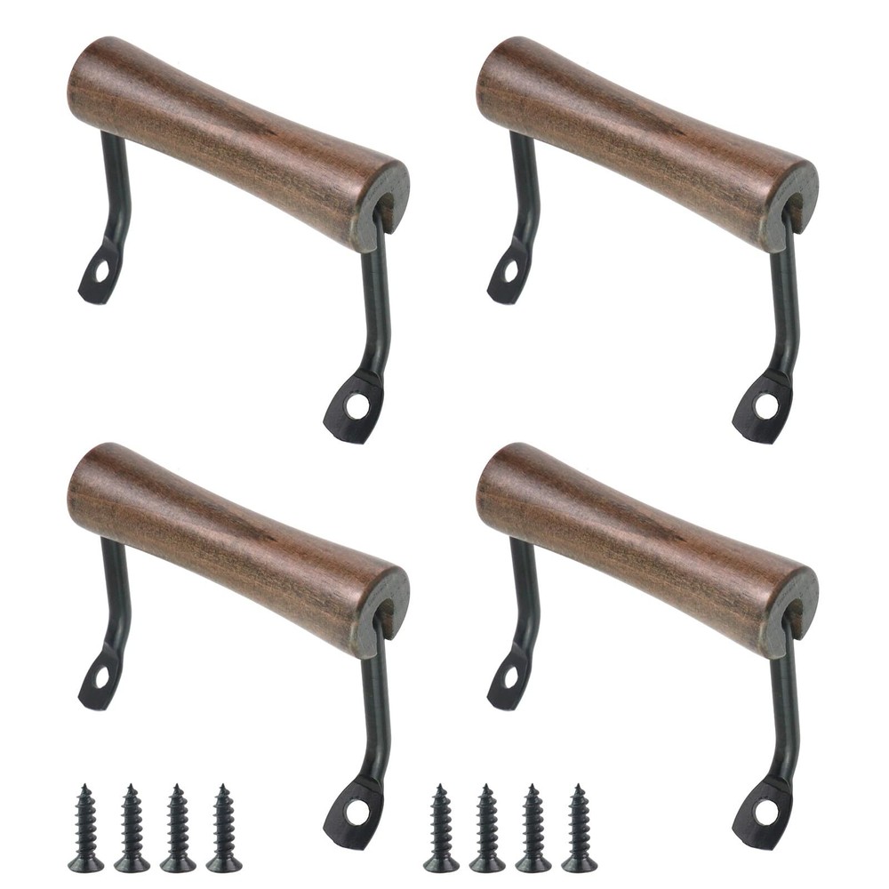 4 PCS Handles for Trays Serving Tray Handles Box Pull Handle Sturdy Serving T...